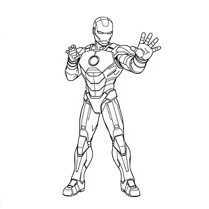 Coloring Page Generated By AIG
