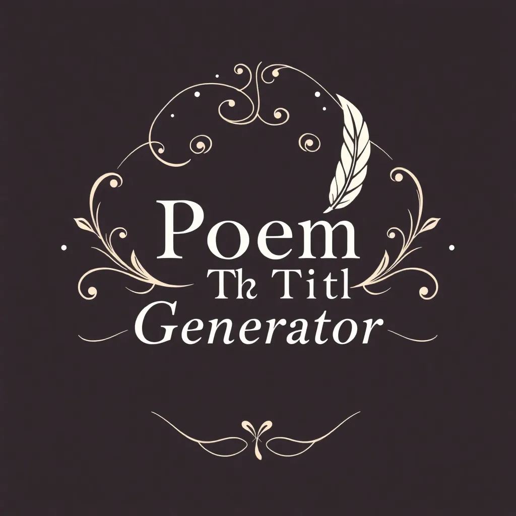 Poem Title Generator