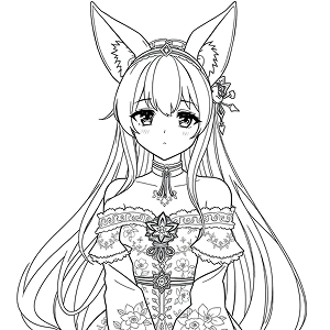 Coloring Page Generated By AIG
