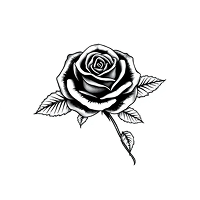 tattoo style of 黑色