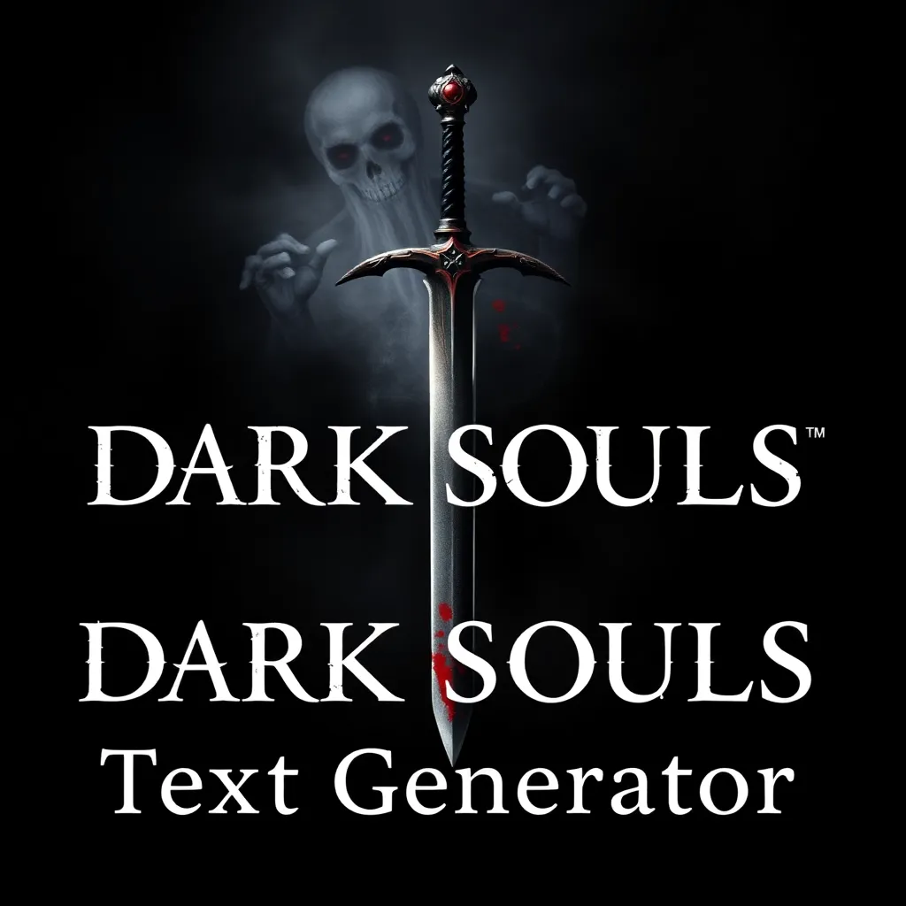 Dark Souls Text Generator