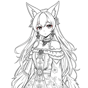 Coloring Page Generated By AIG