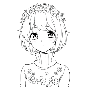 Coloring Page Generated By AIG