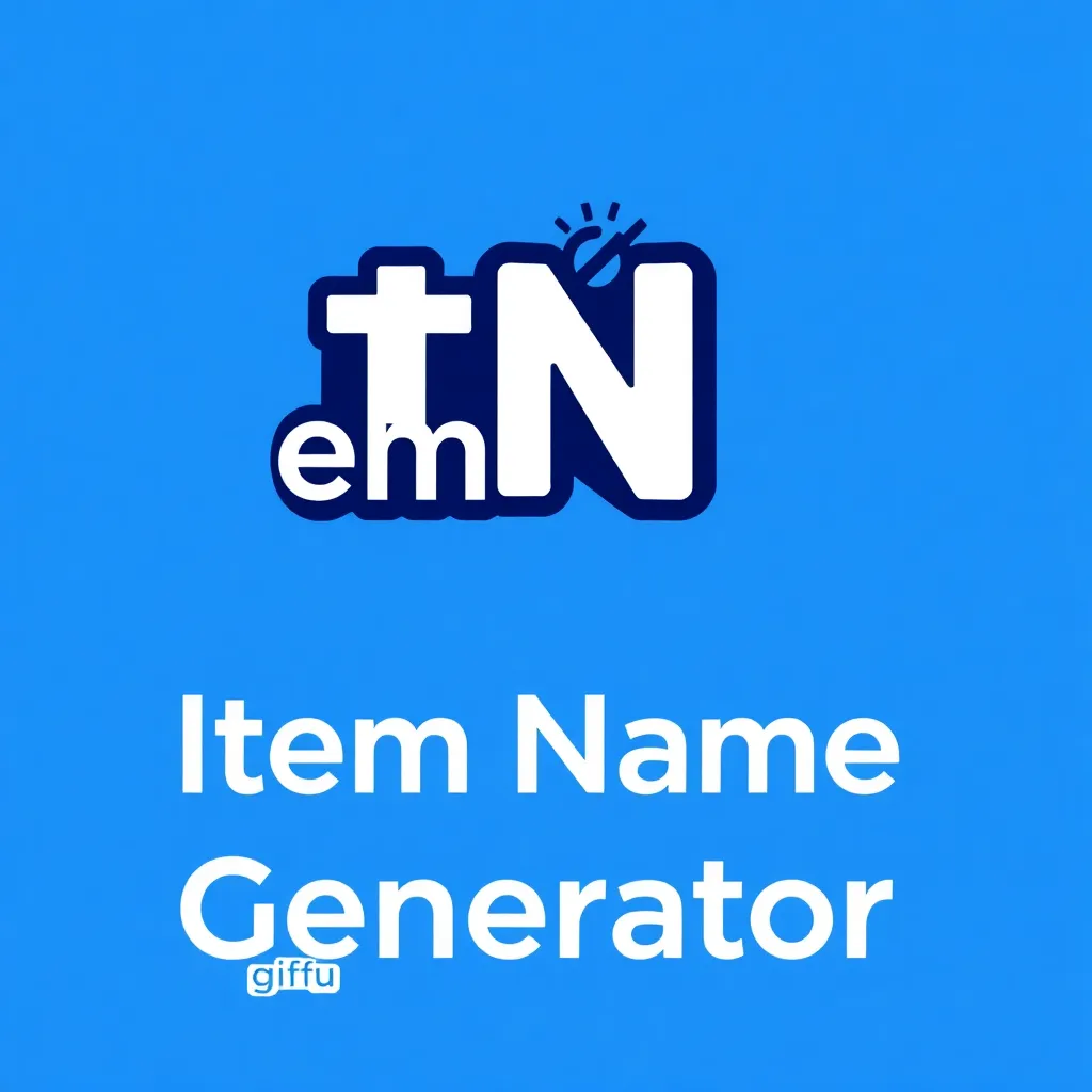 Item Name Generator