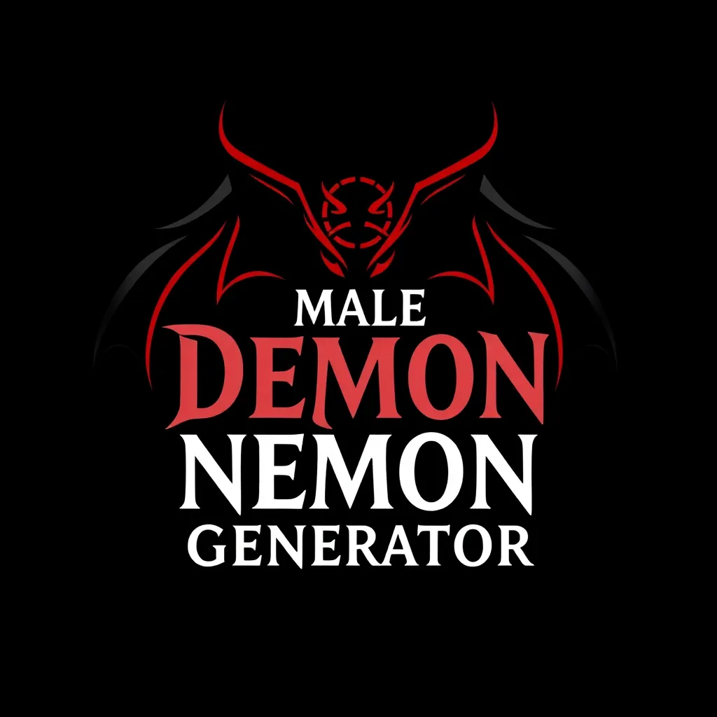 Male Demon Name Generator
