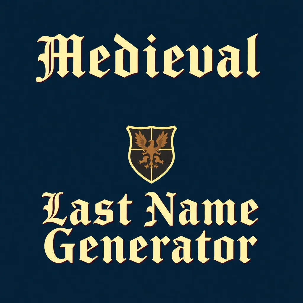 Medieval Last Name Generator
