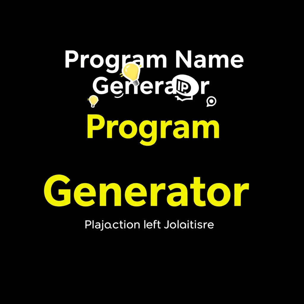 Program Name Generator