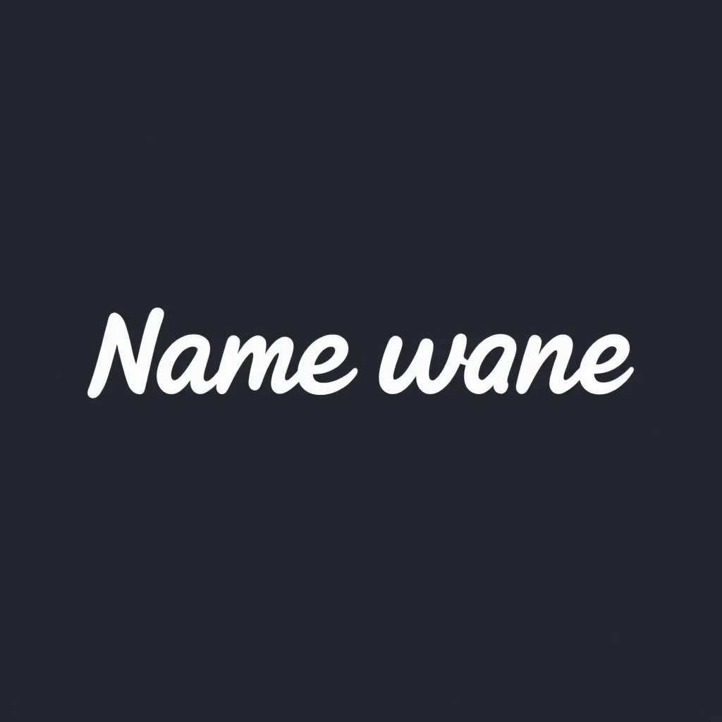 Ambigram Name Generator