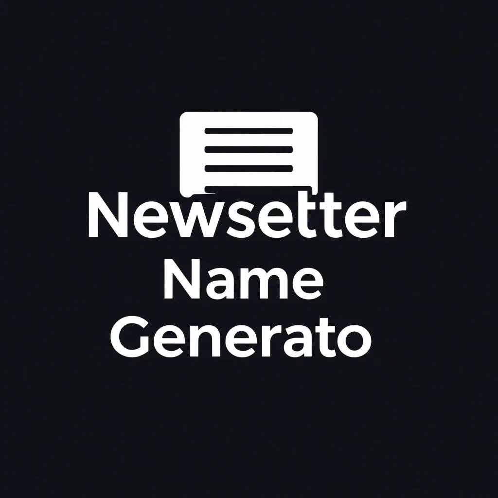 Newsletter Name Generator