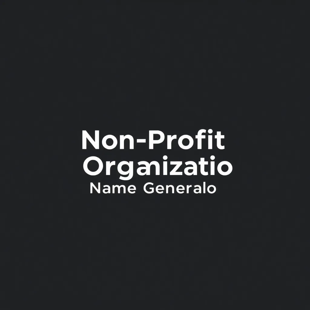 Non-Profit Organization Name Generator