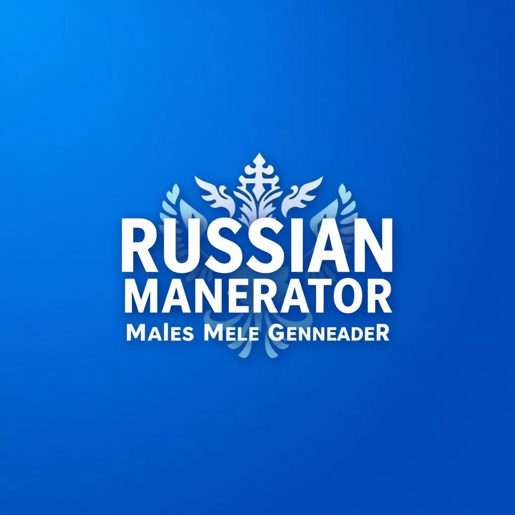 Russian Male Name Generator