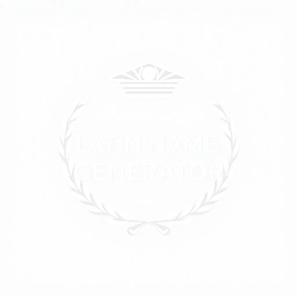 Name in Latin Generator