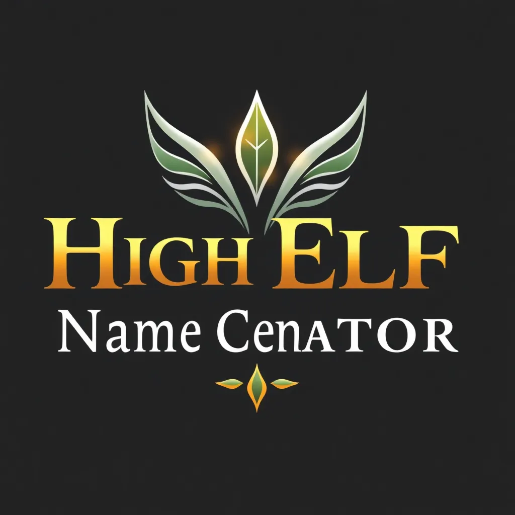 High Elf Name Generator