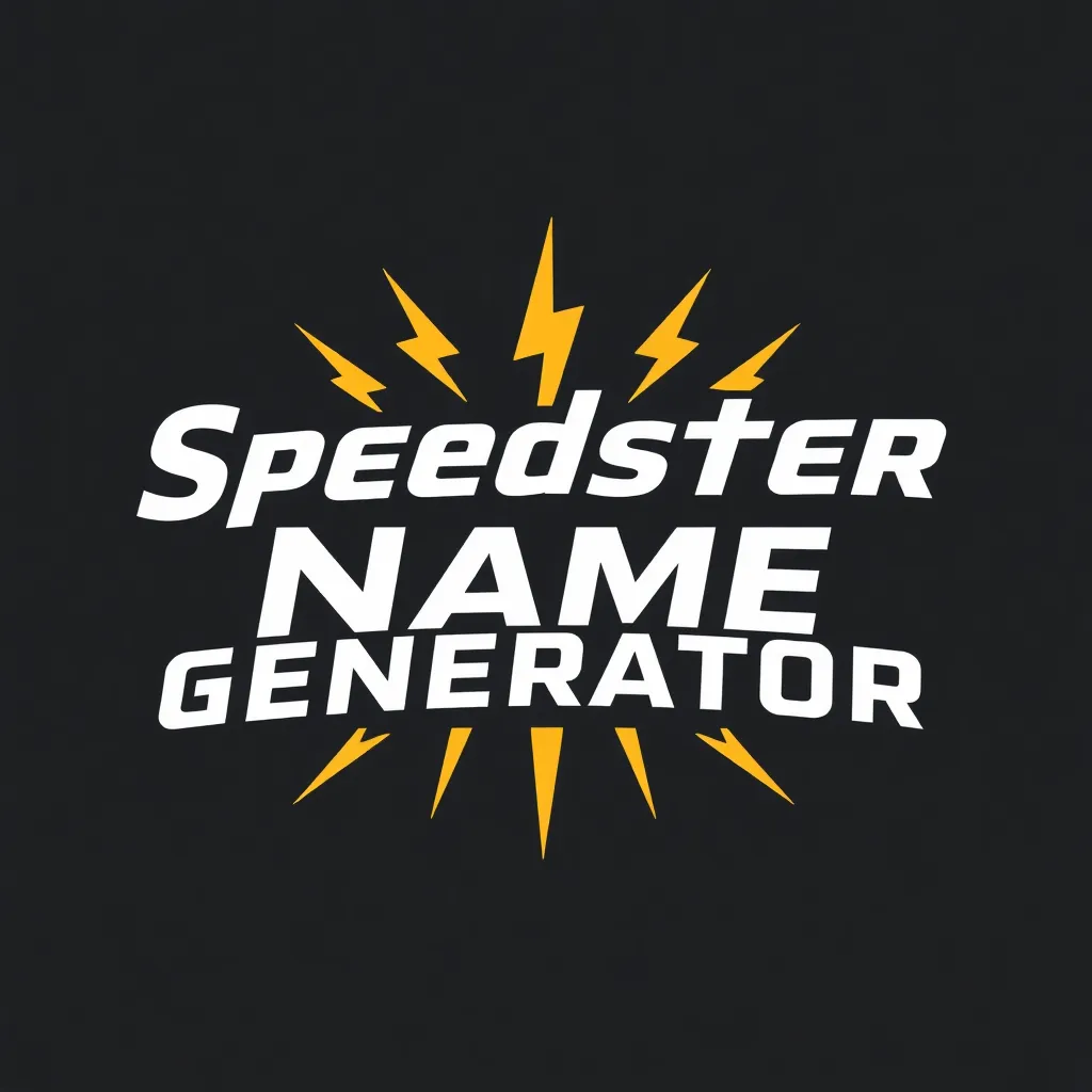 Speedster Name Generator