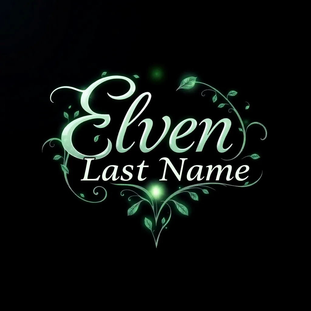 Elven Last Name Generator
