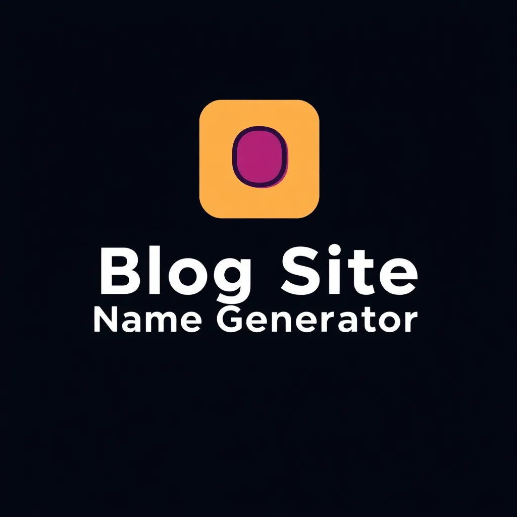 Blog Site Name Generator