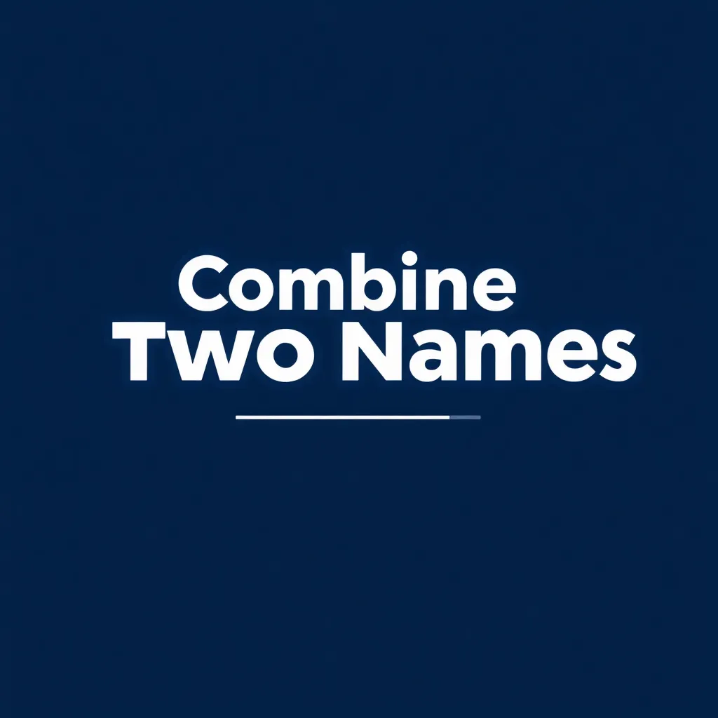 Combine Two Names Generator