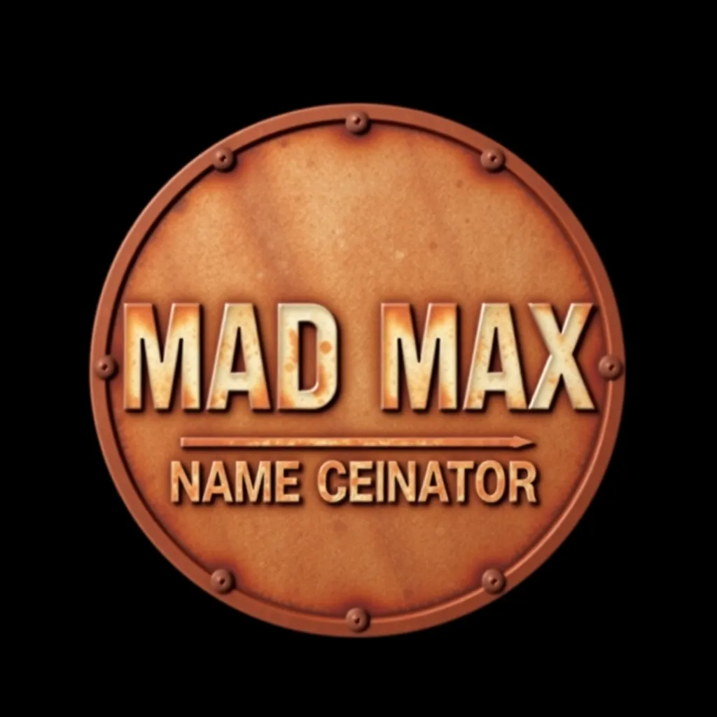 Mad Max Name Generator