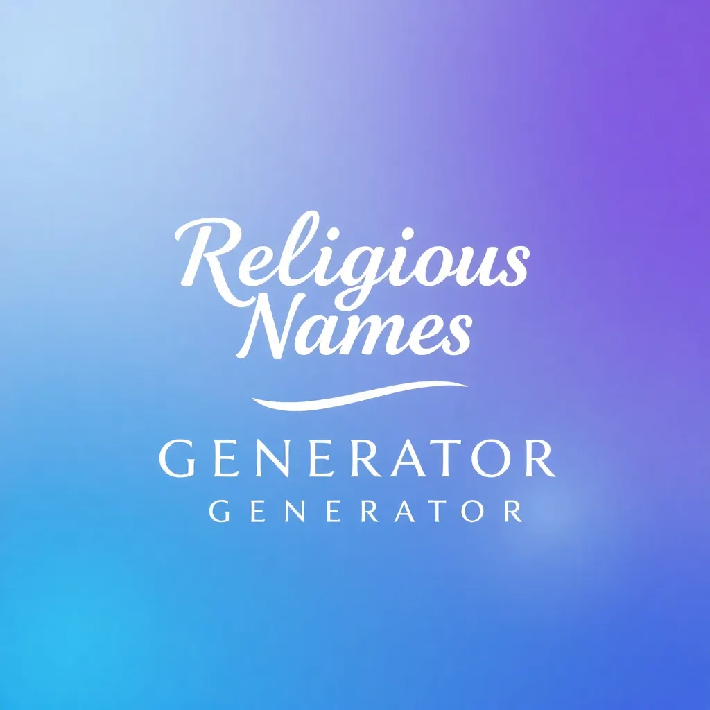 Religious Names Generator
