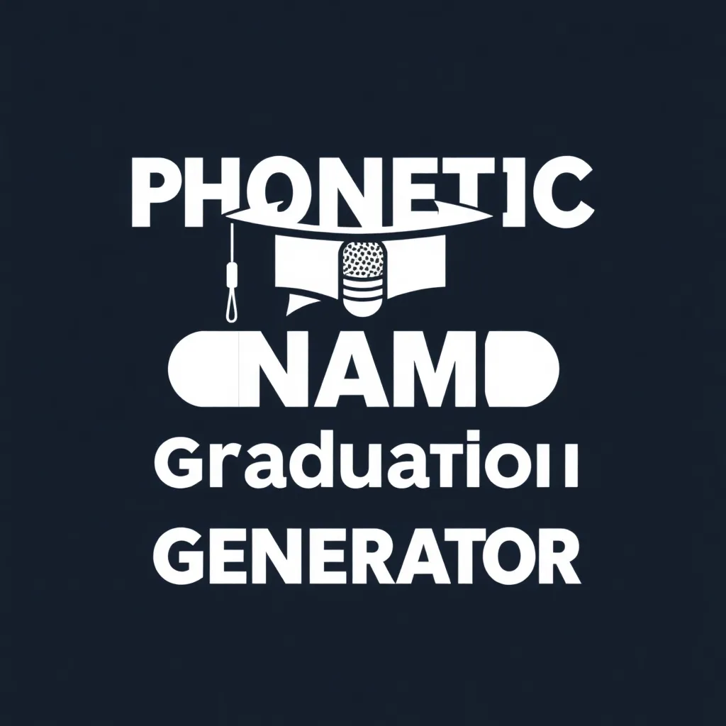 Phonetic Spelling of Name for Graduation Generator