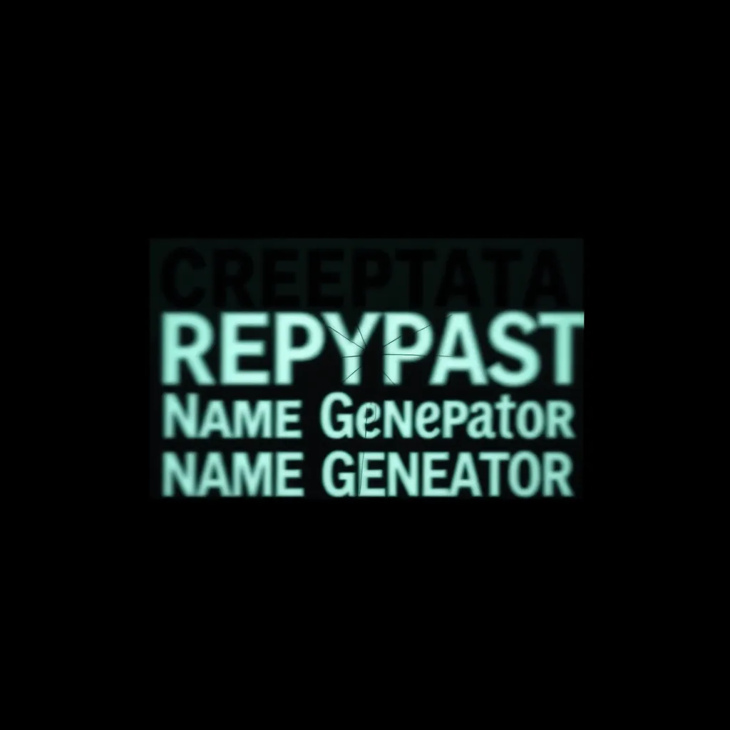 Creepypasta Name Generator