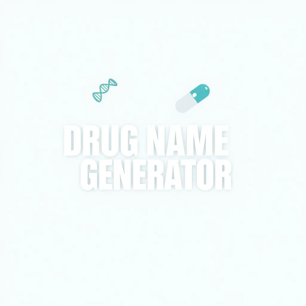 Drugs Name Generator