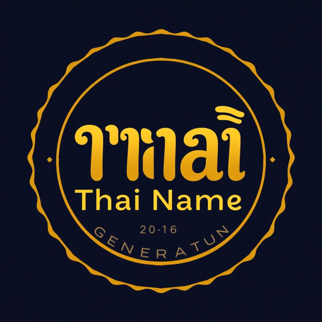 Thai Name Generator