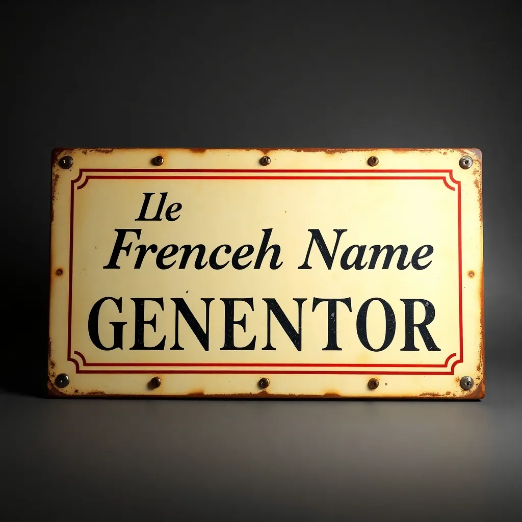 French Name Generator