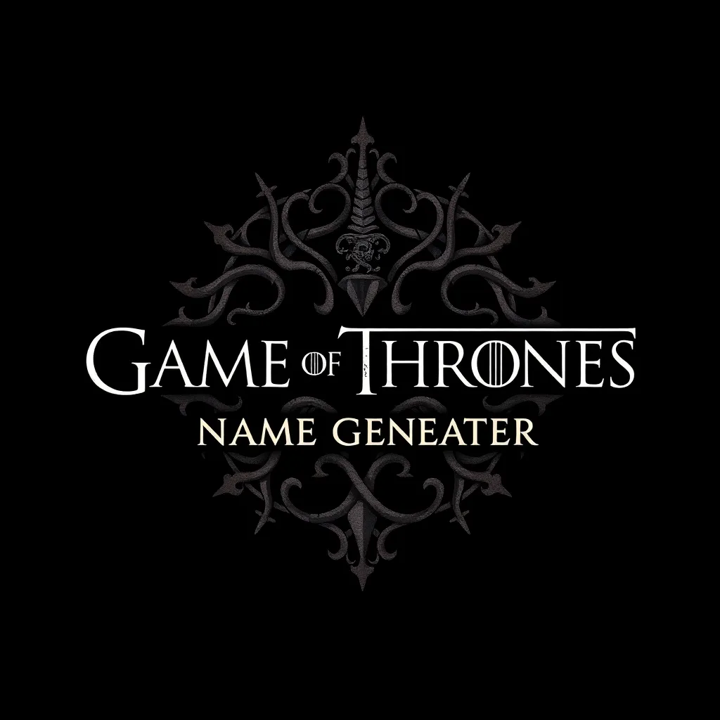 Game of Thrones Name Generator
