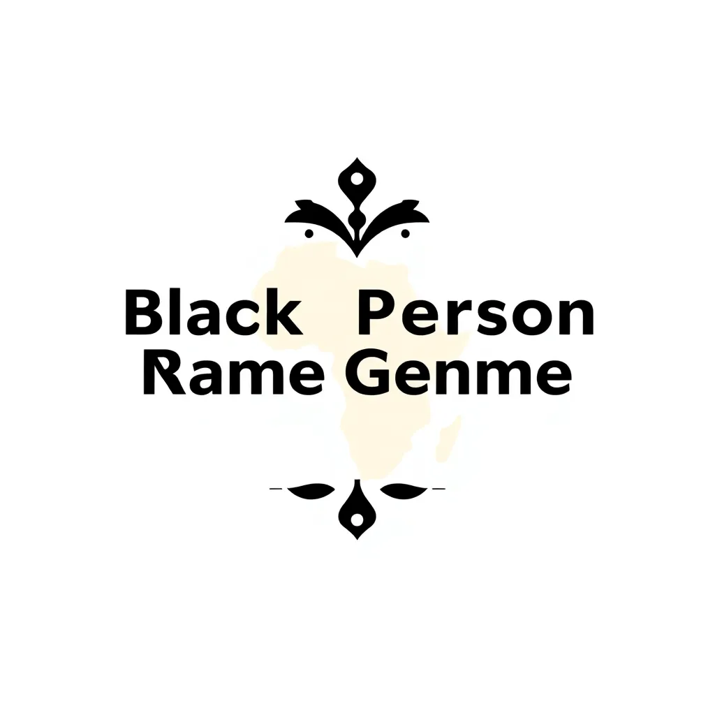 Black Person Name Generator