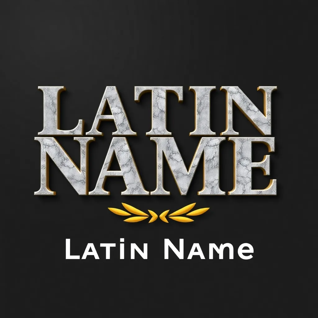 Latinized Name Generator