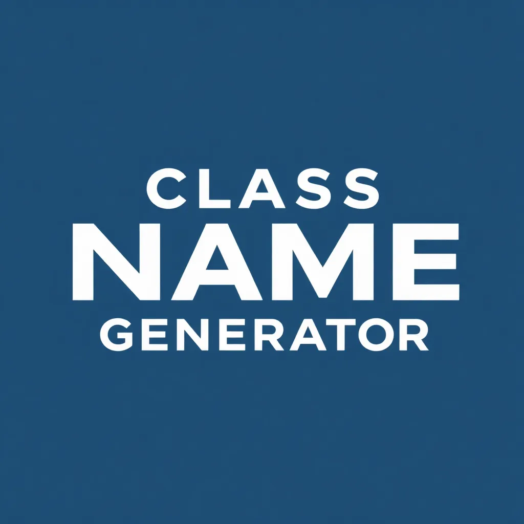 Class Name Generator