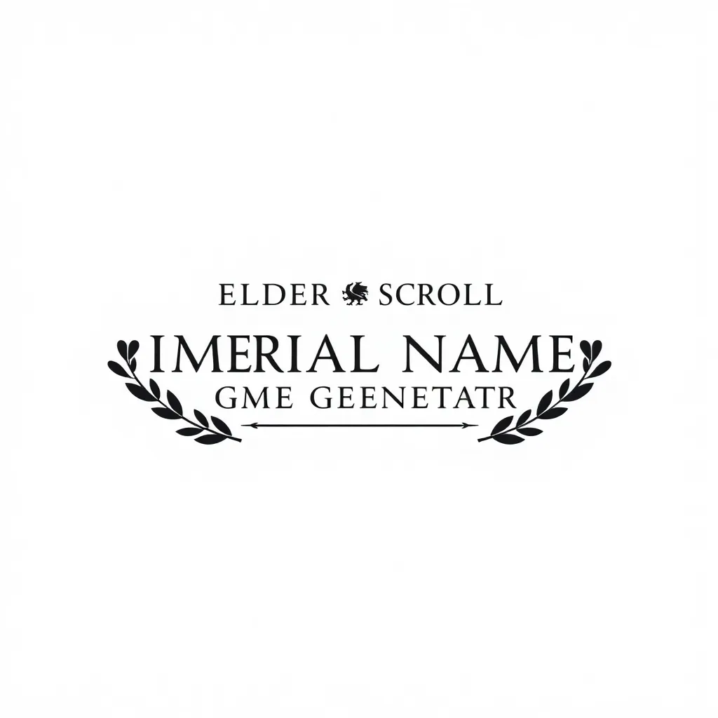 Elder Scrolls Imperial Name Generator
