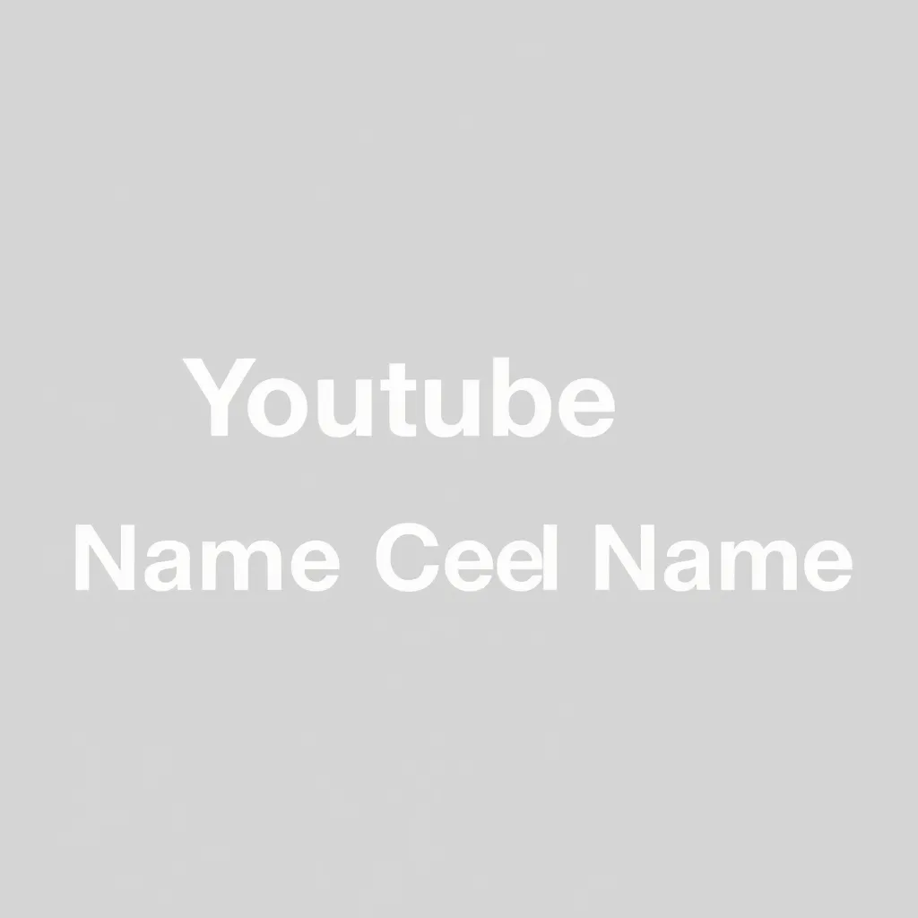 YouTube Channel Name Generator