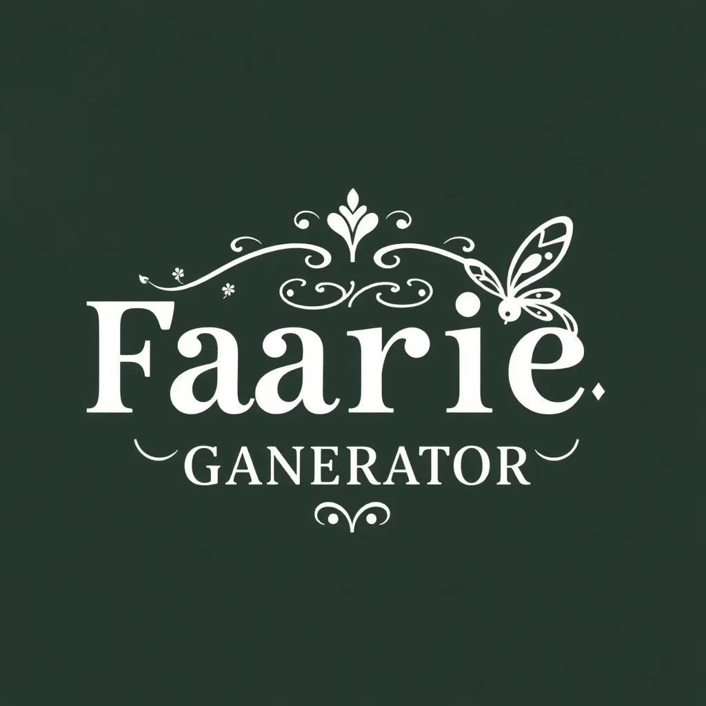 Faerie Name Generator