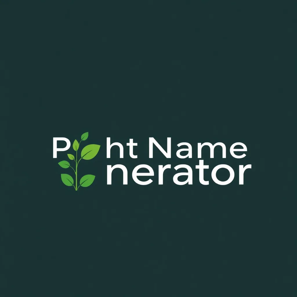 Plant Name Generator