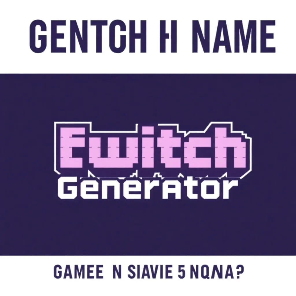 Twitch Name Generator