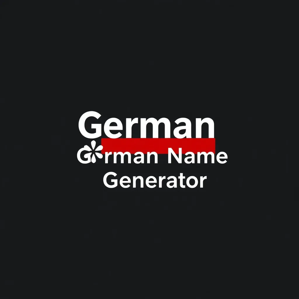 German Name Generator