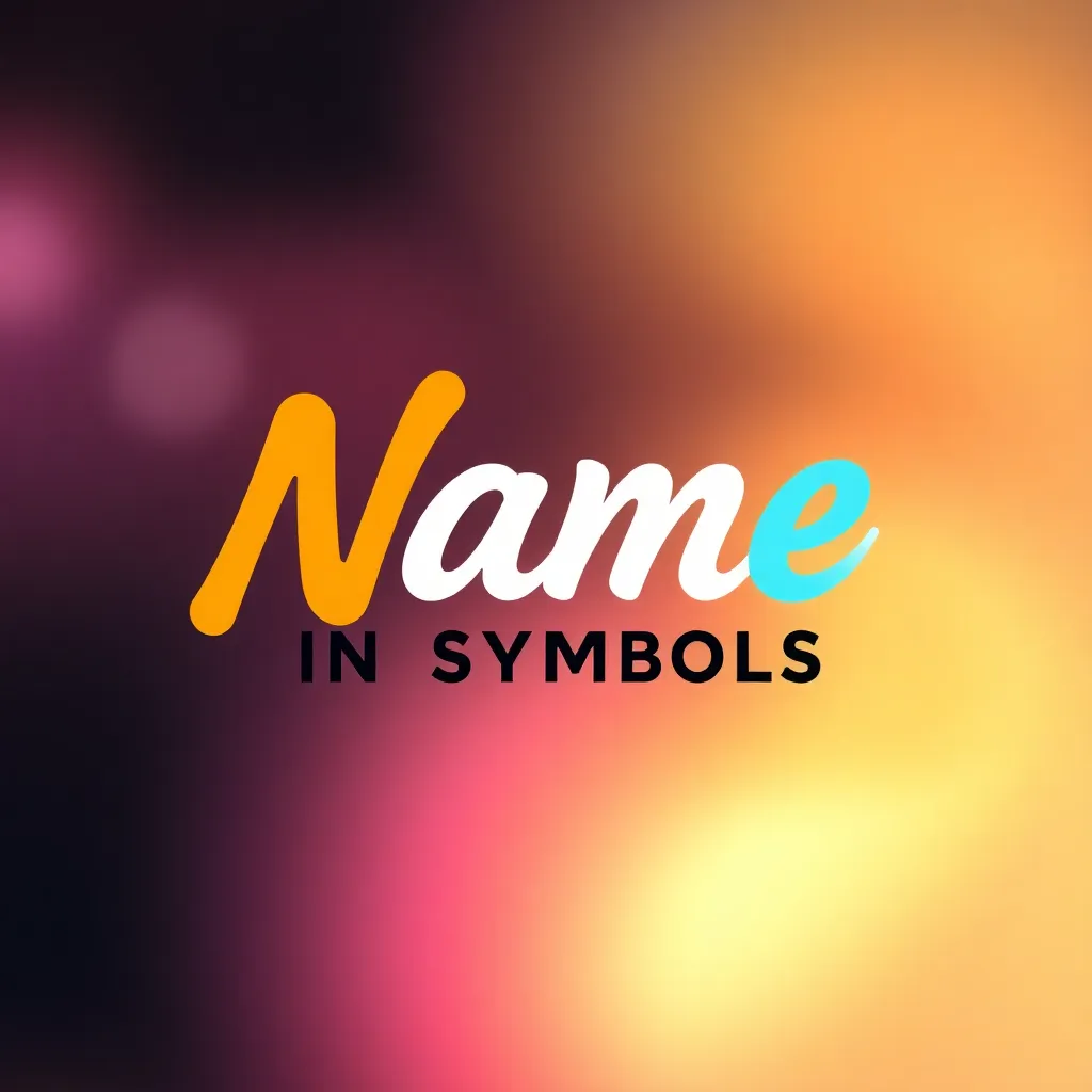 Name in Symbols Generator