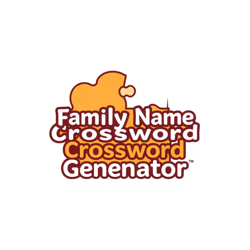 Family Name Crossword Generator