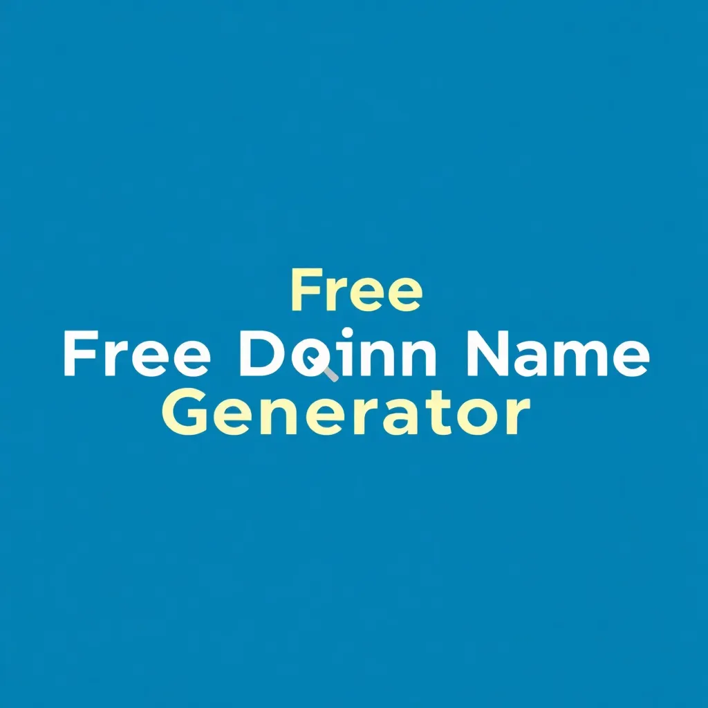 Free Domain Name Generator