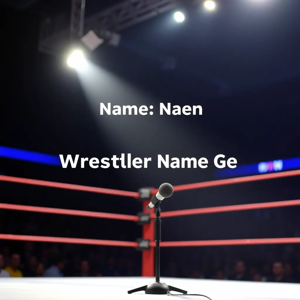 Professional Wrestler Name Generator