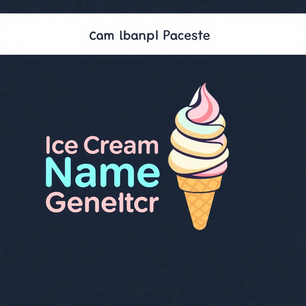 Ice Cream Name Generator