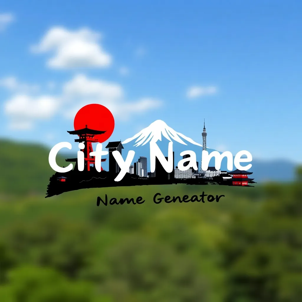 Japanese City Name Generator